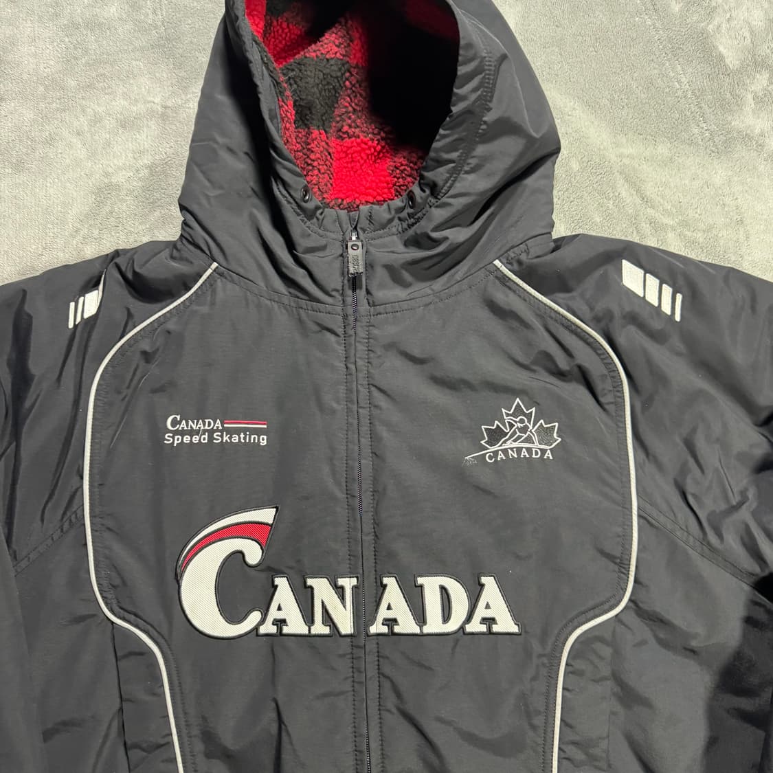 DESCENTE 데상트 캐나다 스피드 스케이팅팀 패딩 자켓 상품이미지2
