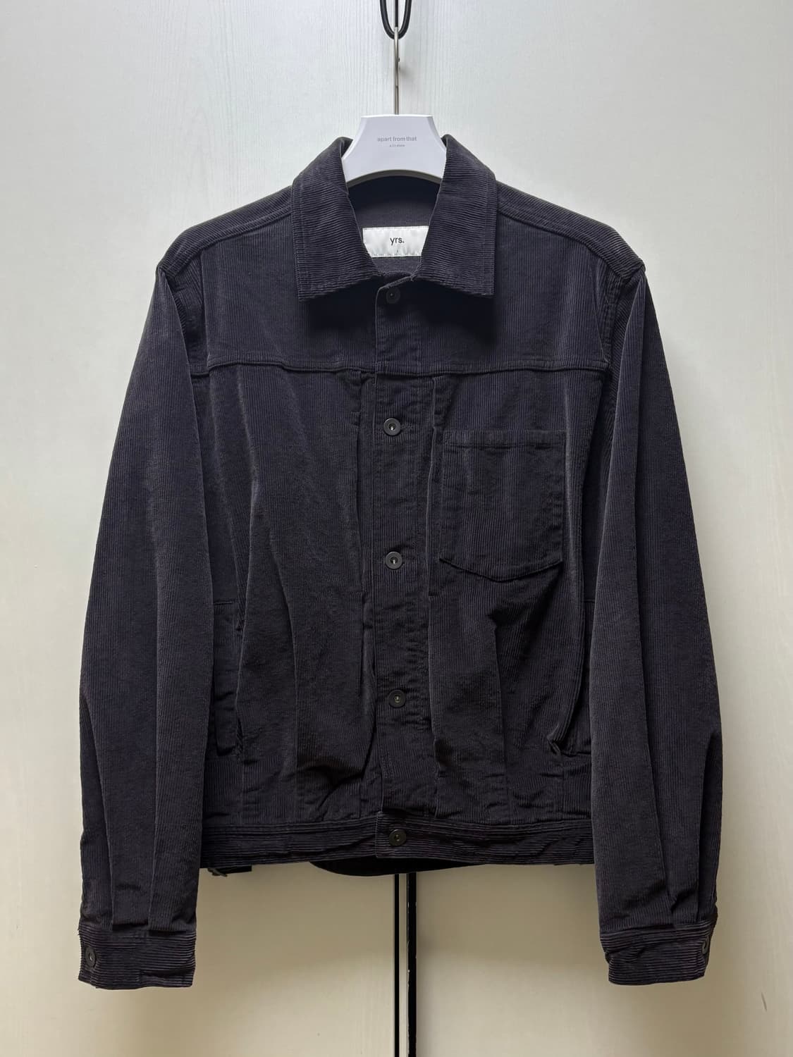 이얼즈어고 코듀로이 트러커 챠콜 상품이미지1