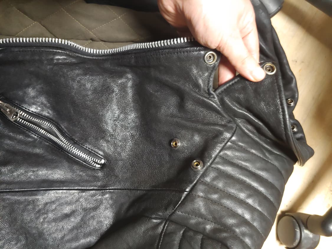 forone 헤비레더 라이더 자켓 L size 상품이미지8