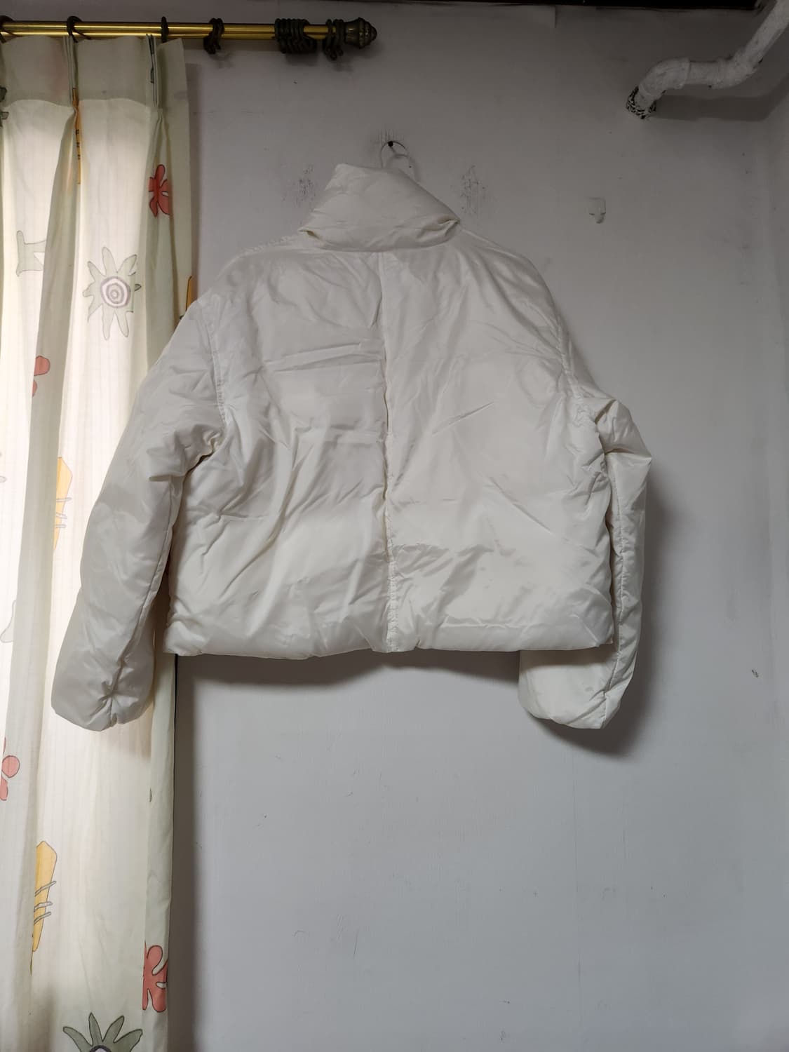 아이보리 크롭 패딩 점퍼 F 상품이미지2