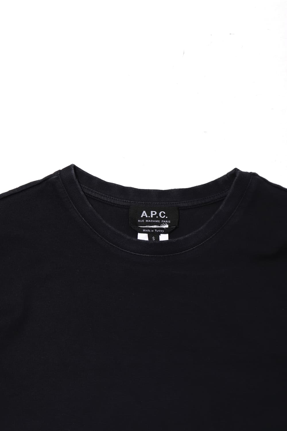 APC 블랙 워싱 맨투맨 women S 상품이미지3