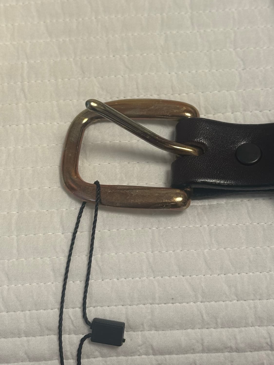 얼바닉30 스티치 패턴 벨트 브라운 상품이미지5