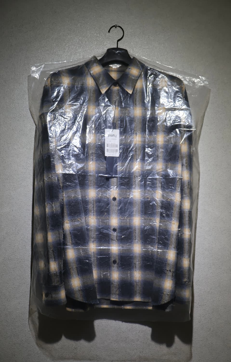 준지 그리드 니들셔츠 새상품 48 상품이미지5