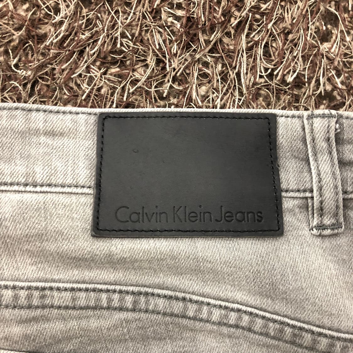 캘빈클라인 그레이 디스 워싱 데님 팬트 상품이미지5