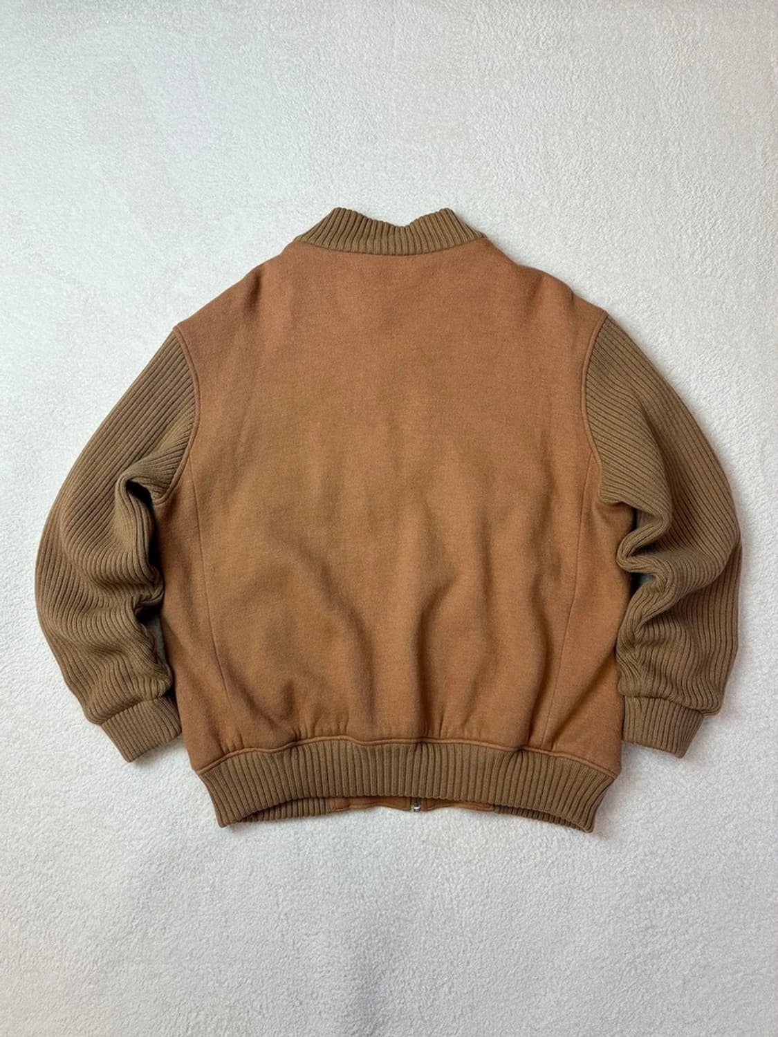 라코스테 00's 카멜 울 니트 배색 블루종 자켓 PN5786 상품이미지6