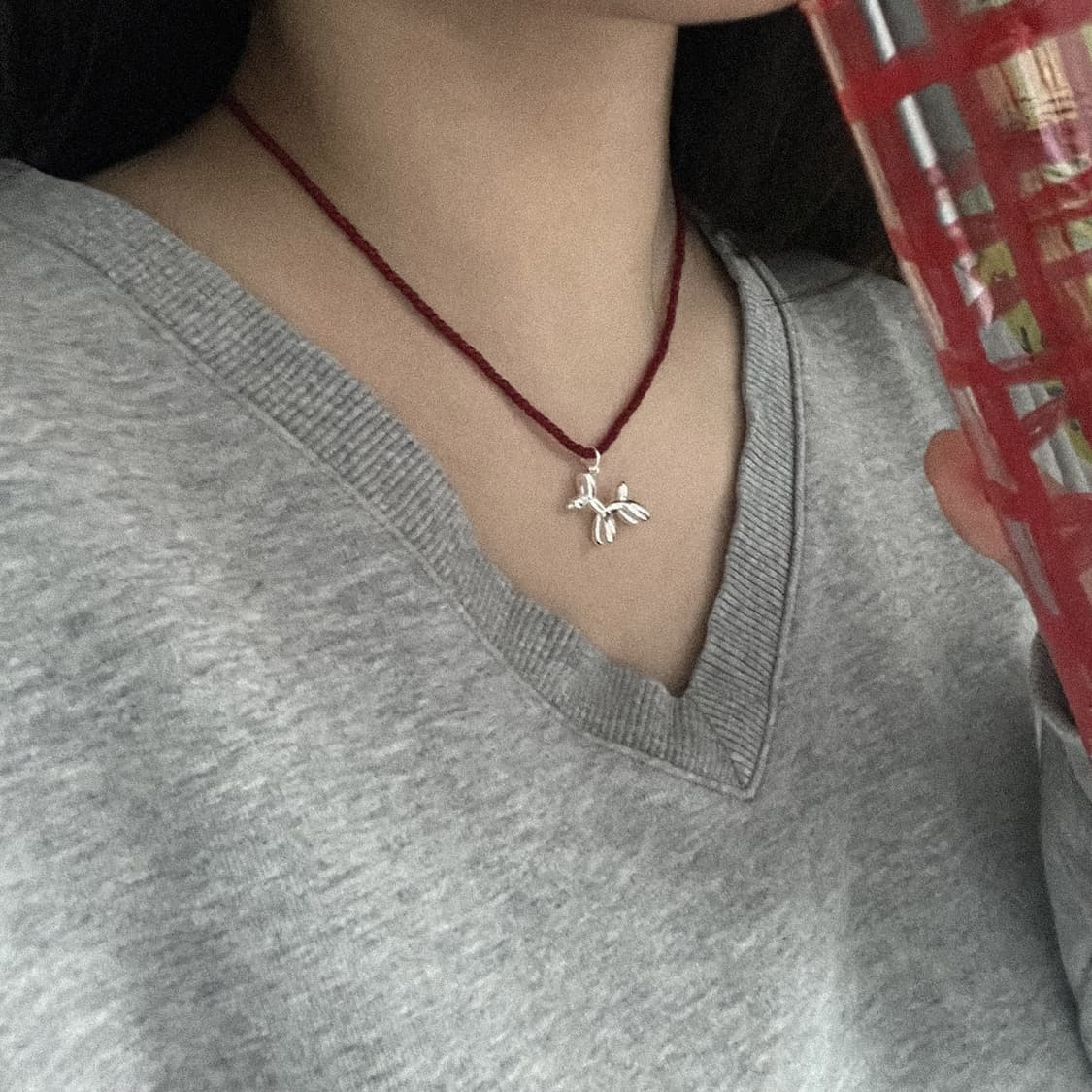 프리오더) 925 Silver Balloon Dog Pendant 상품이미지3