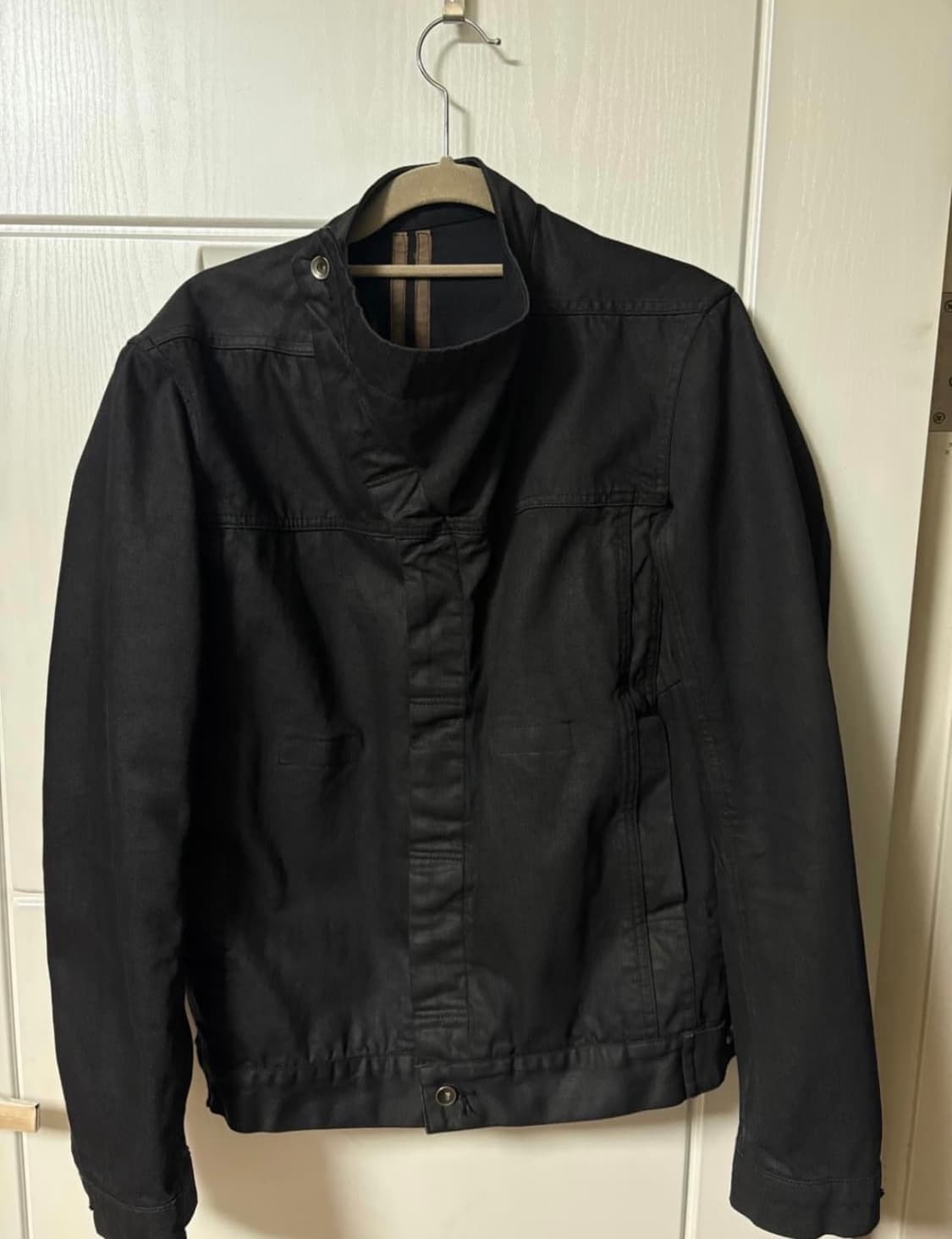 46)릭오웬스 사선 데님 자켓 상품이미지1