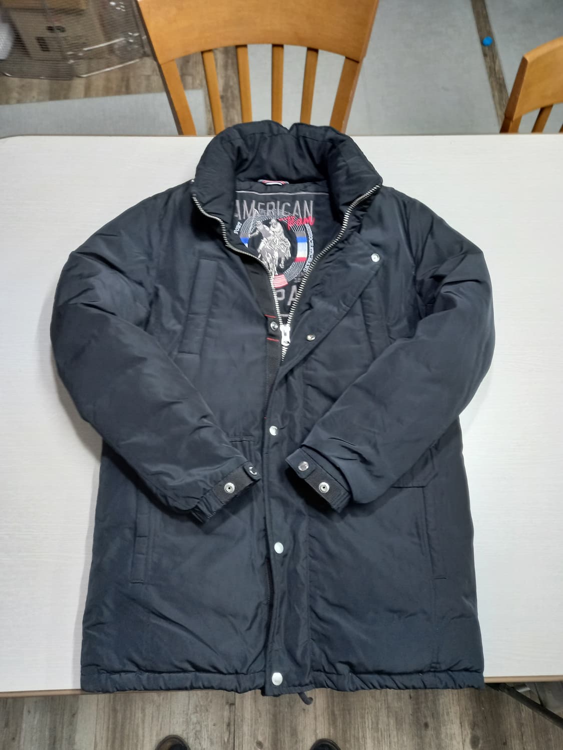 M95 USPA 구스다운 하프패딩 블랙 M-981 상품이미지3