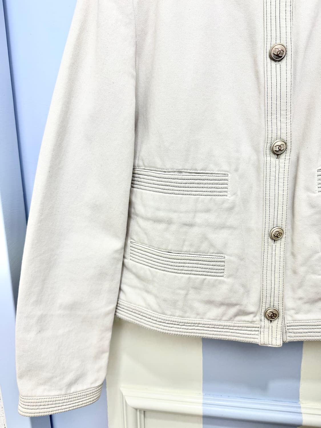 샤넬 스티치 데님자켓 / 2003 크루즈 컬렉션 상품이미지5