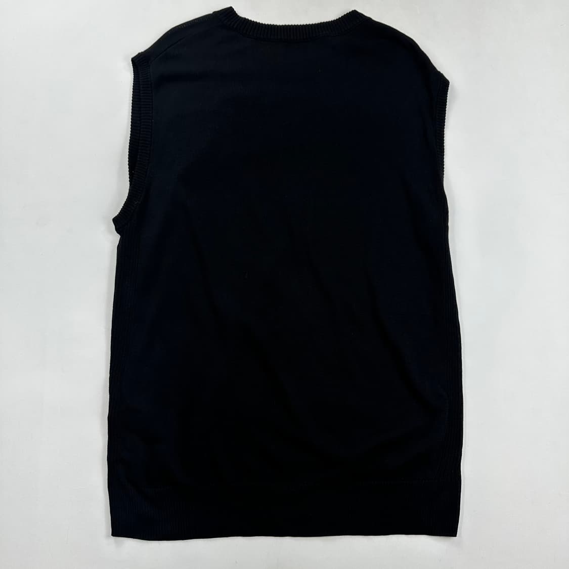 어나더오피스 니트베스트 블랙 상품이미지6