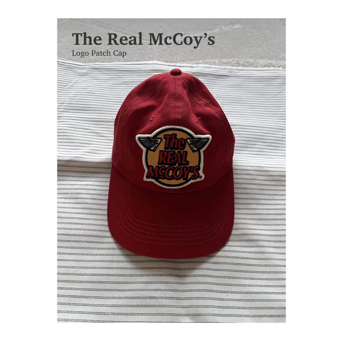 리얼 맥코이 패치 캡 상품이미지1
