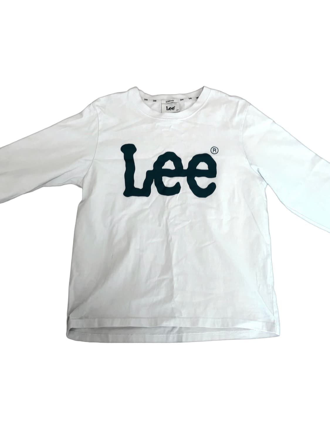 리 lee 롱슬리브 긴팔티 화이트 상품이미지1