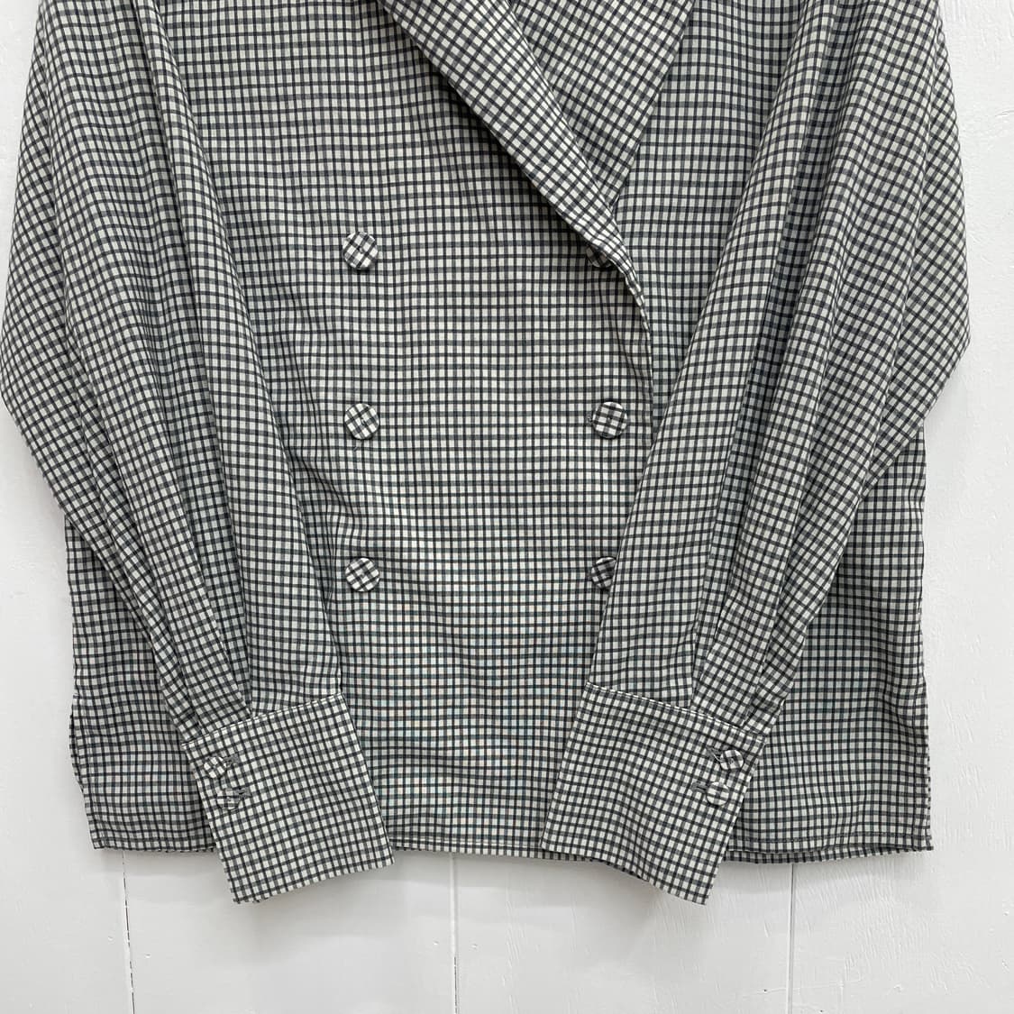 닐바이피(NILBY P) 체크 더블 셔츠 자켓 상품이미지4