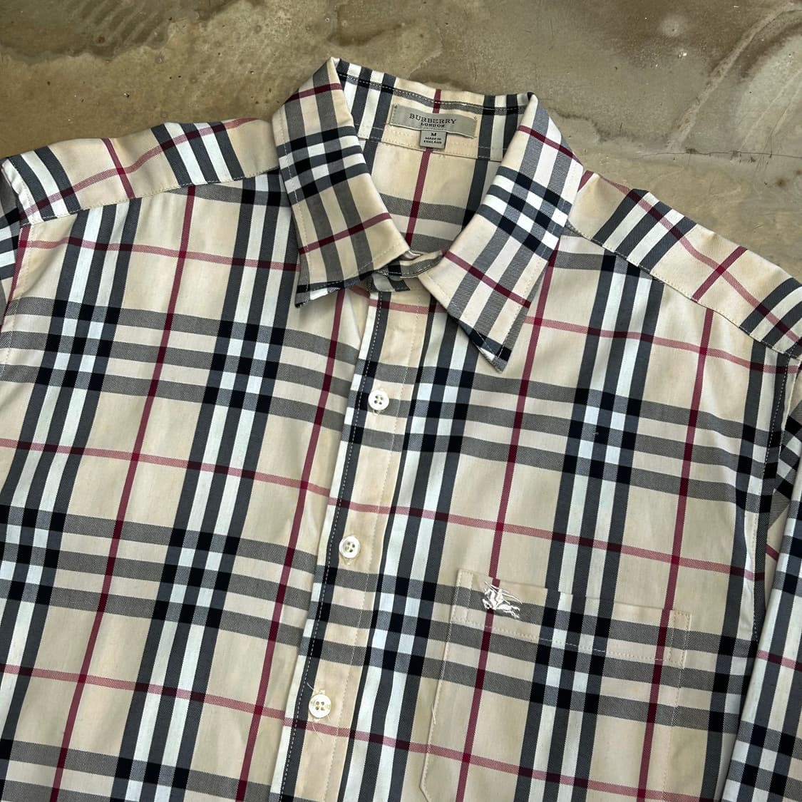 M 버버리 노바체크 셔츠 상품이미지1
