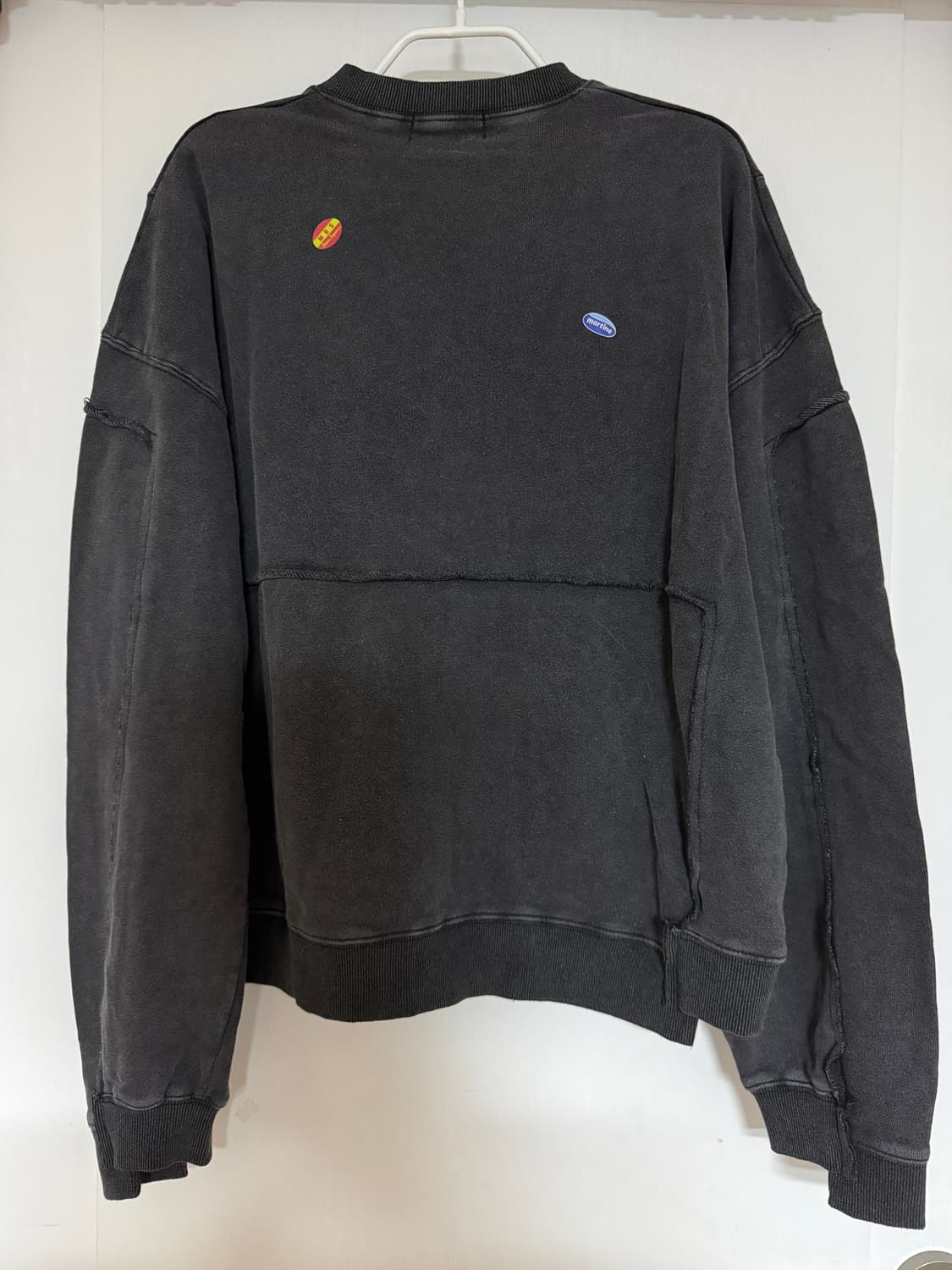 마틴 로즈 집업 크루 블랙 상품이미지2