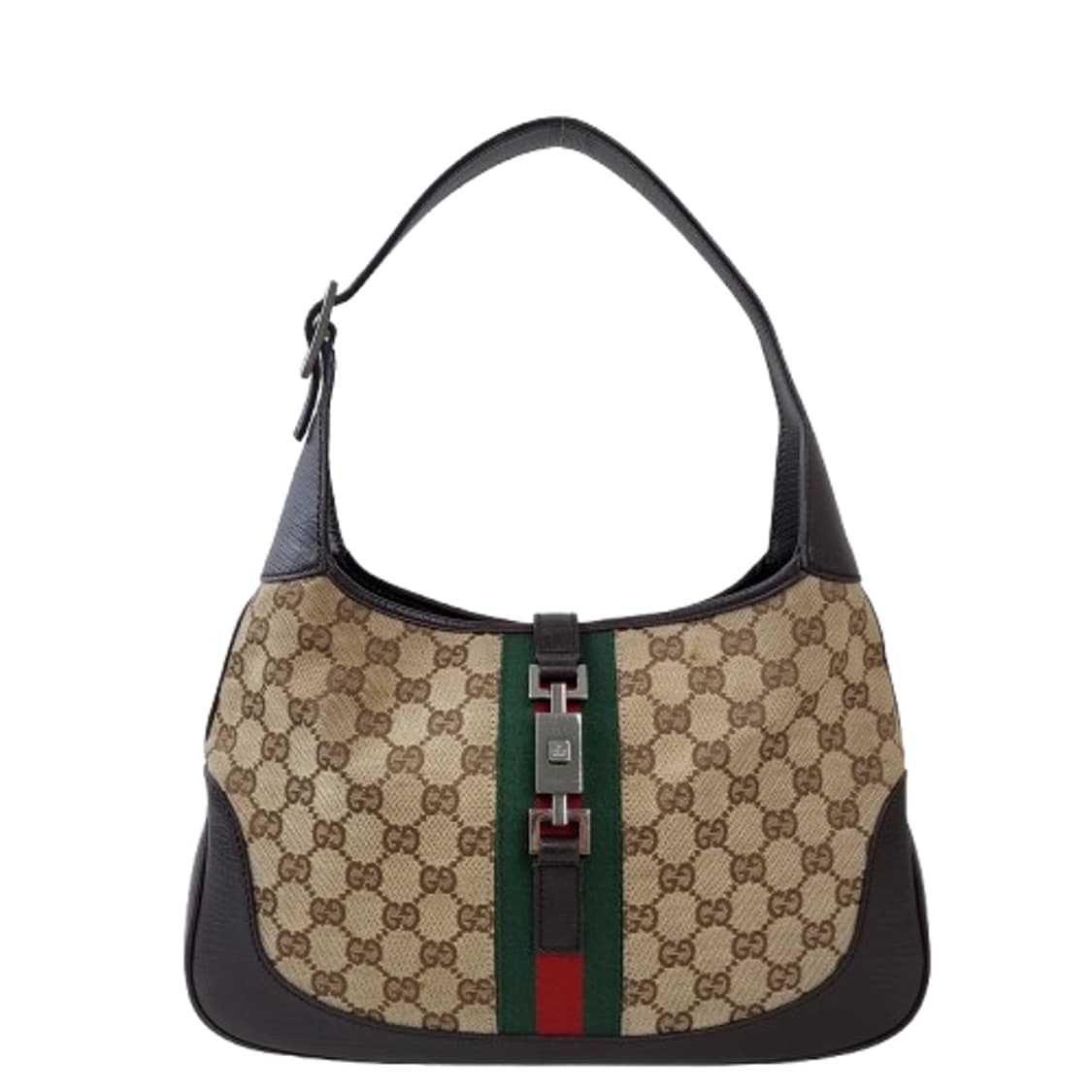 정품 구찌 빈티지 삼선 재키 숄더백 상품이미지1