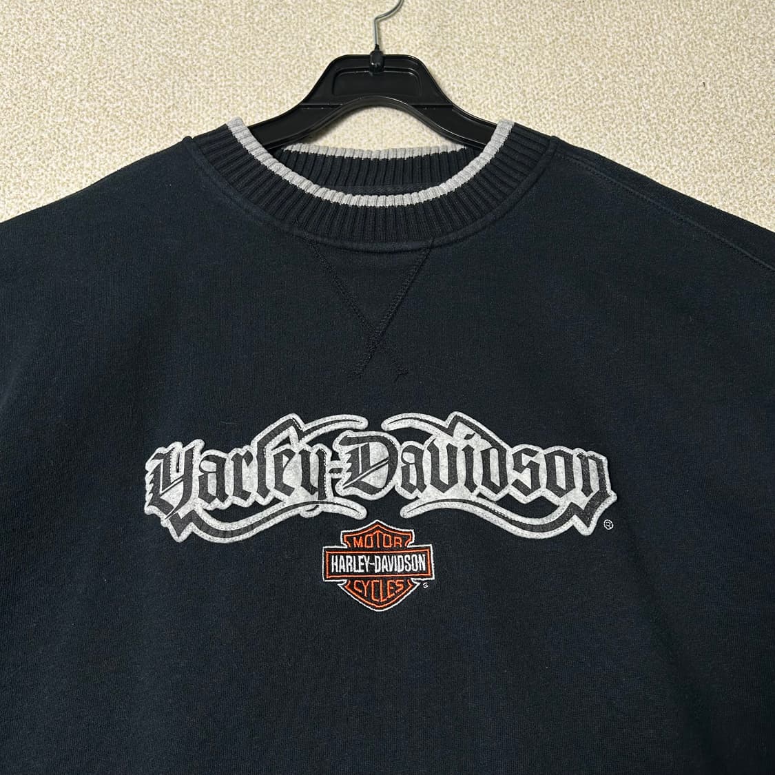 (L) 할리데이비슨 빅로고 스웻 맨투맨 상품이미지3