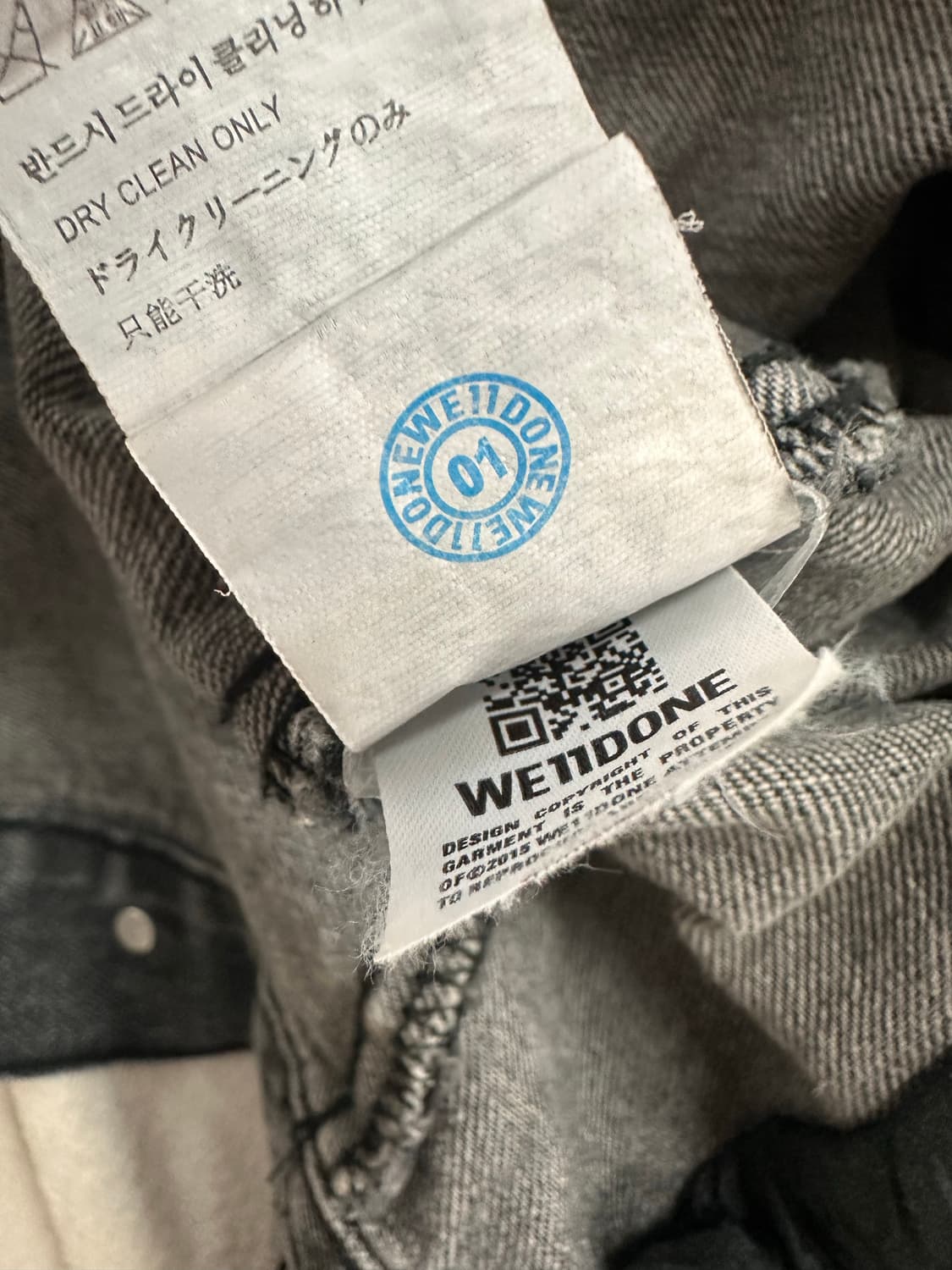 (L)웰던 오버사이즈 블랙 데님 자켓 상품이미지7