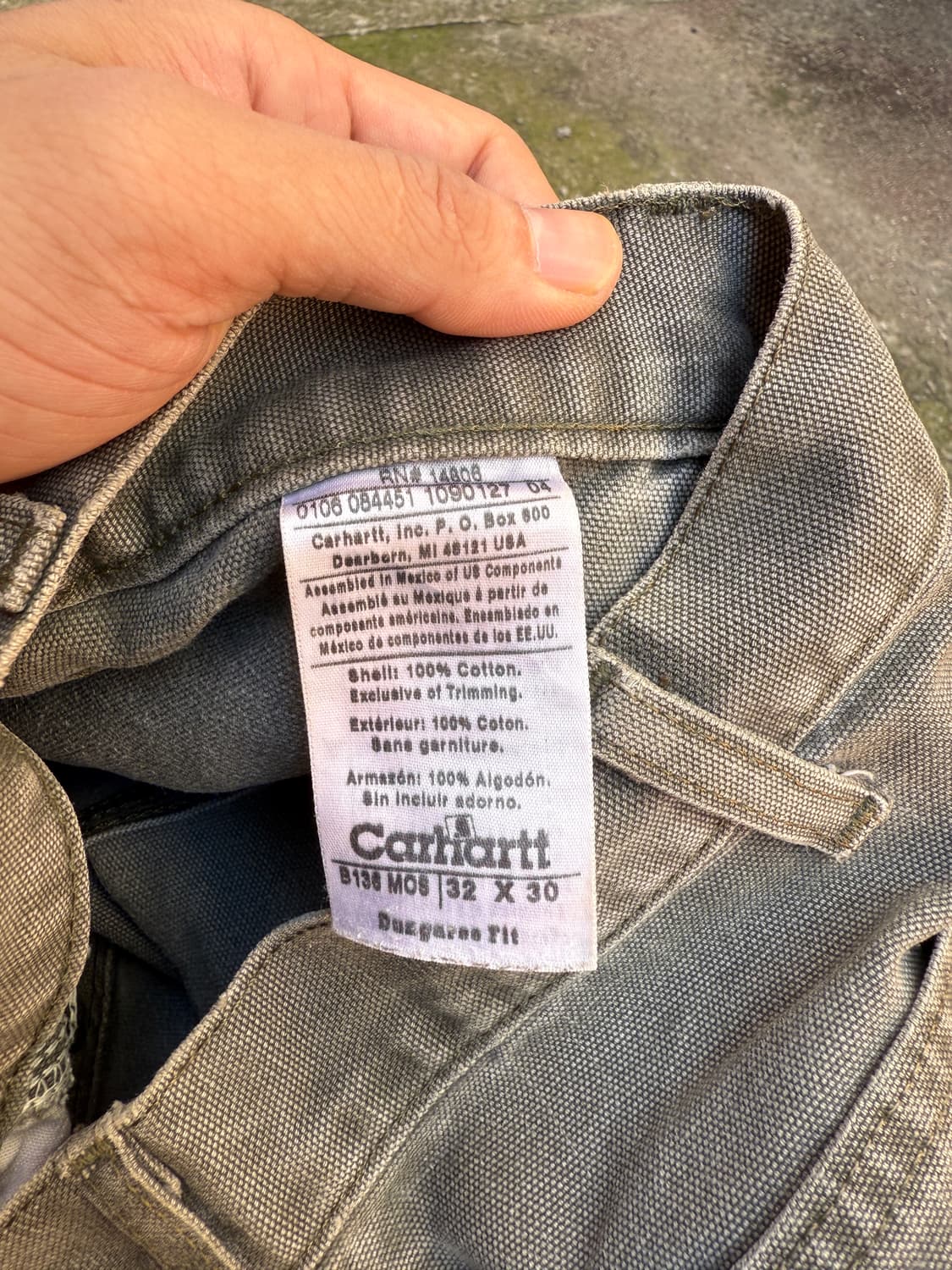 Carhartt B136 Mos 32x30 상품이미지3