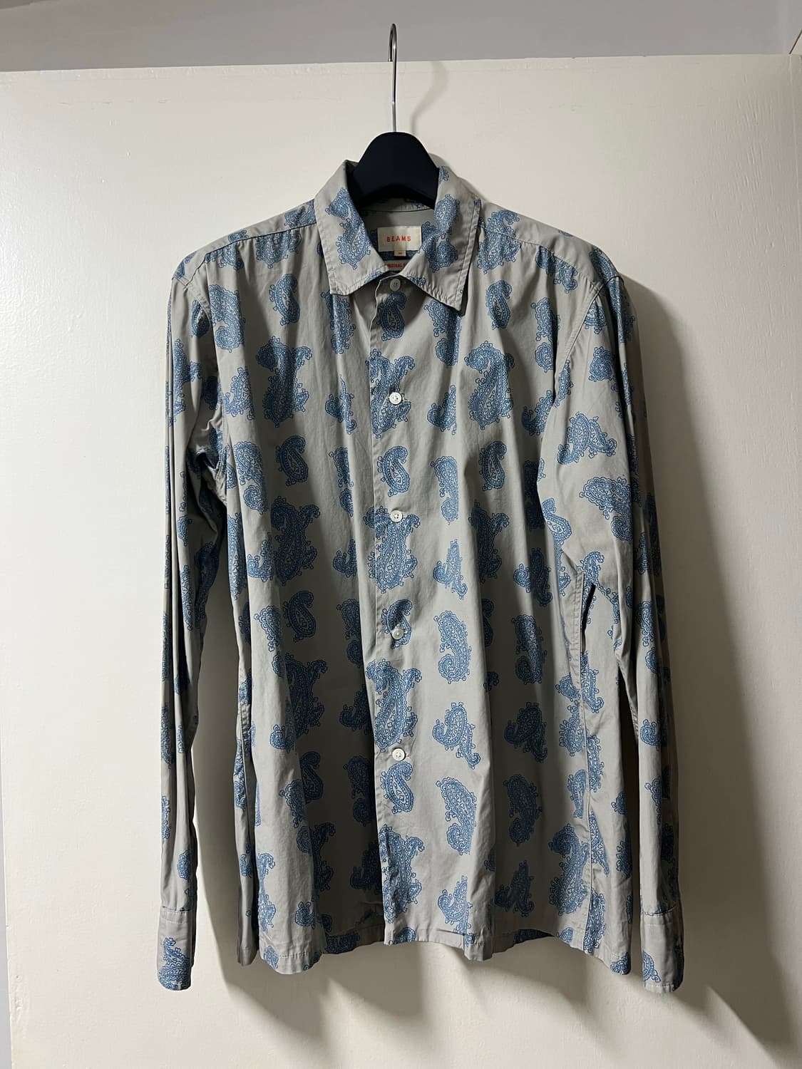 Beams 페이즐리 셔츠 상품이미지1