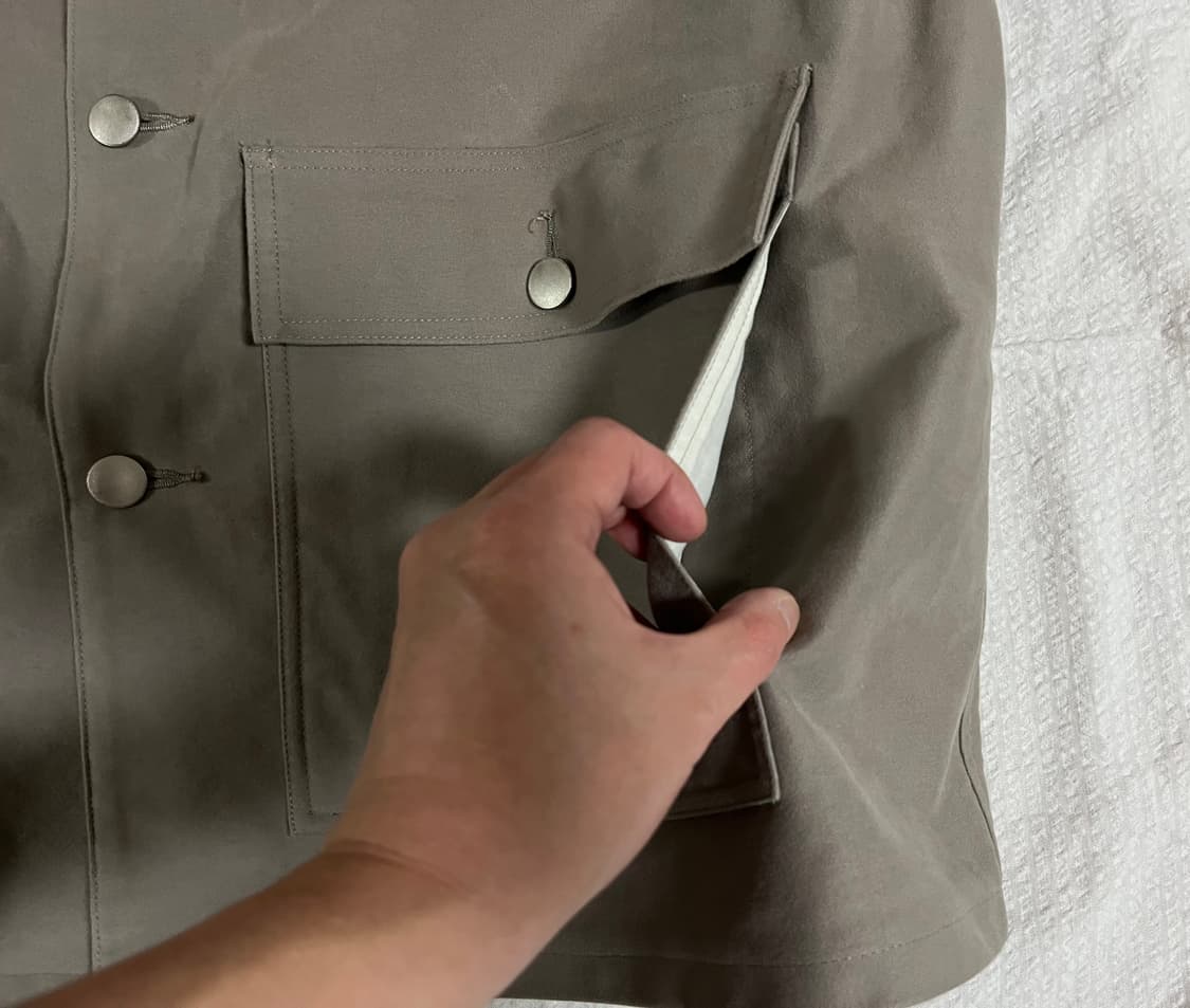 (L)바이닐아카이브 Vainl Archive 몰스킨 커버올 자켓 상품이미지7