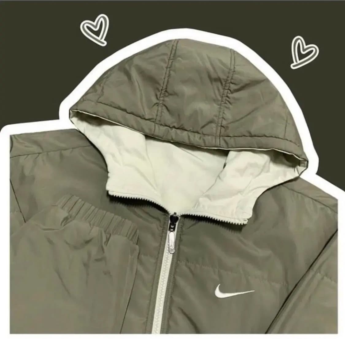 나이키 양면 패딩점퍼 상품이미지1