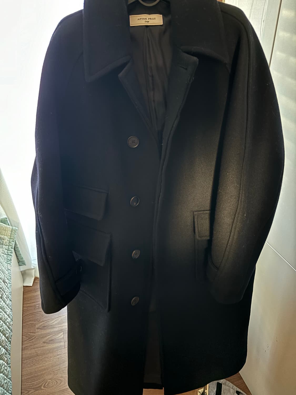 애프터프레이 투어리스트 발마칸 코트 navy L 상품이미지2