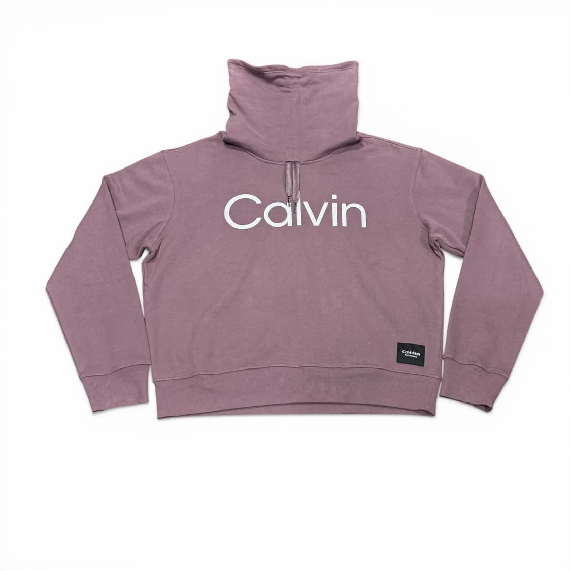 우먼L 캘빈클라인 CK 자색 터틀넥 맨투맨 상품이미지1