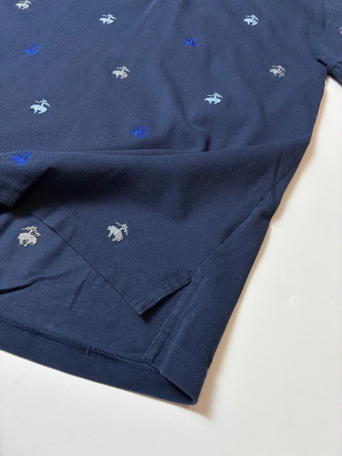 브룩스브라더스 클래식 로고 풀오버 반팔 카라 티셔츠 PN8904 상품이미지3