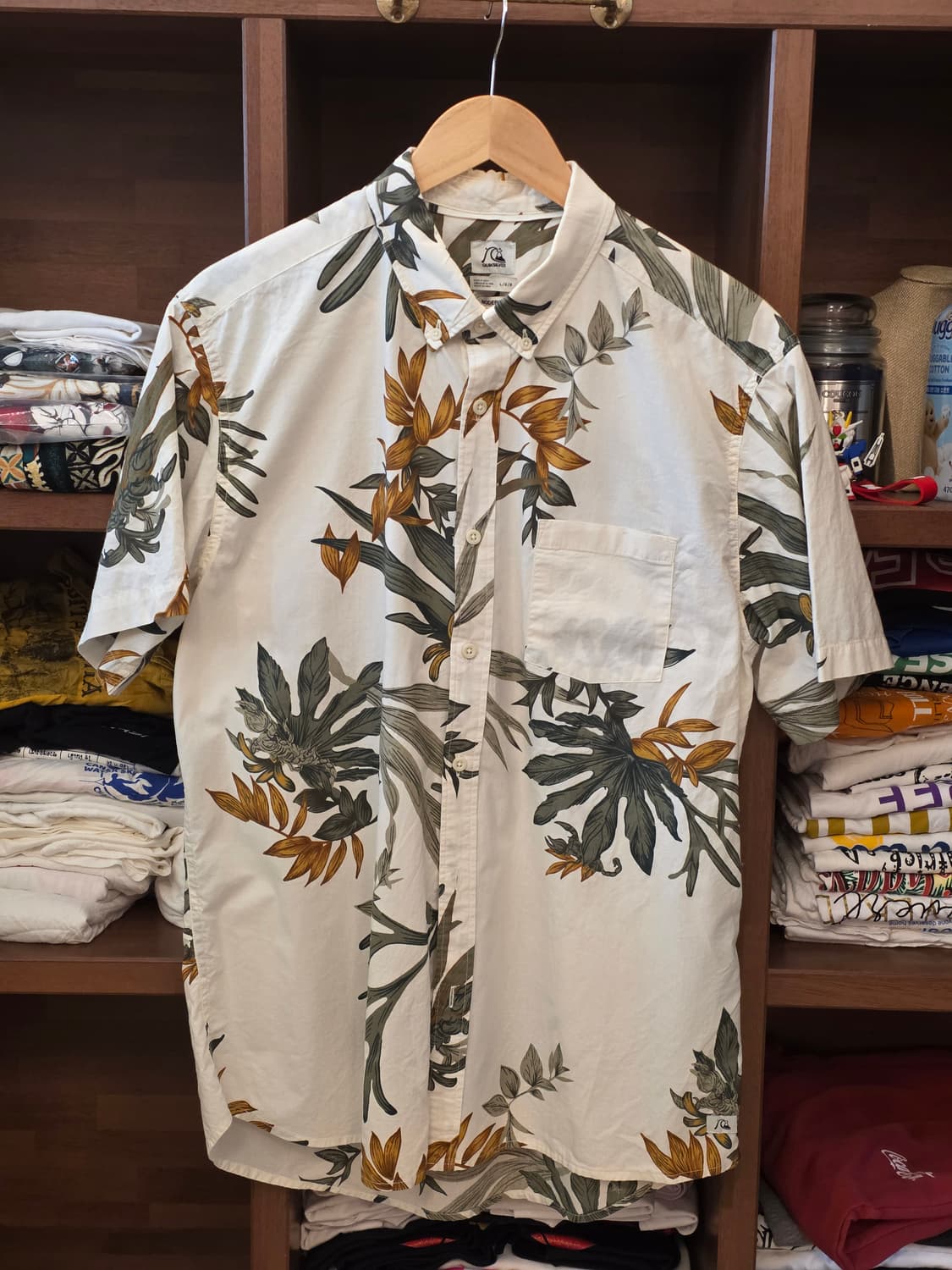 QUIKSILVER Botanical Hawaiian Shirt 상품이미지2