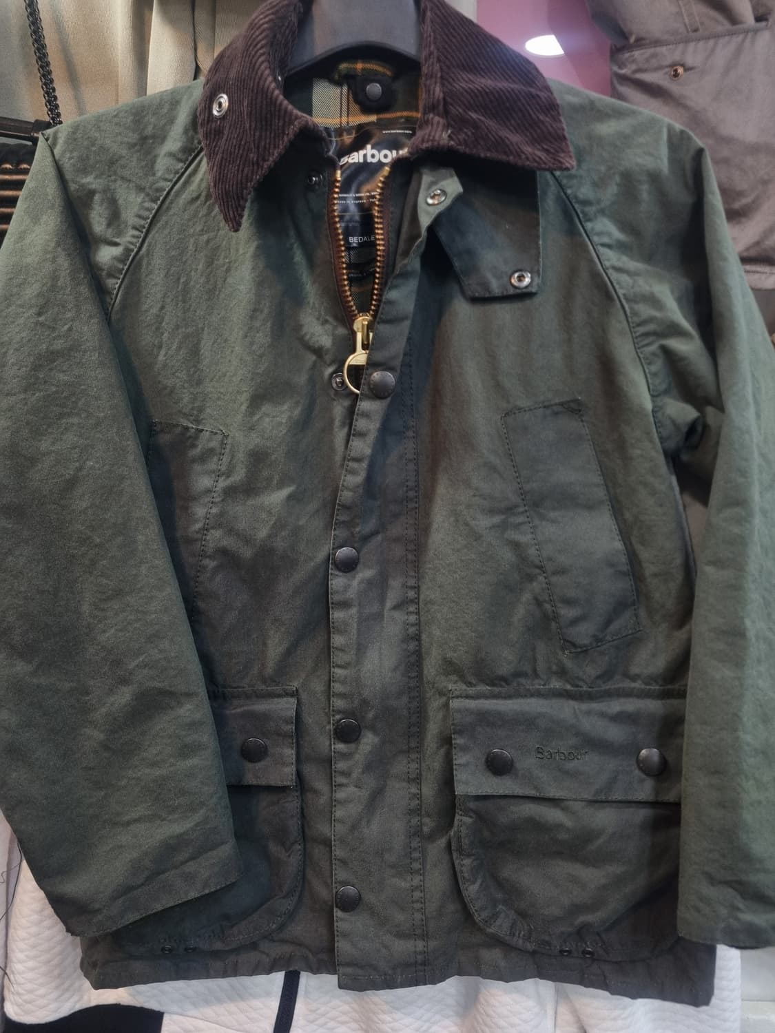 바버 비데일 자켓 C32/81CM 올리브 상품이미지1