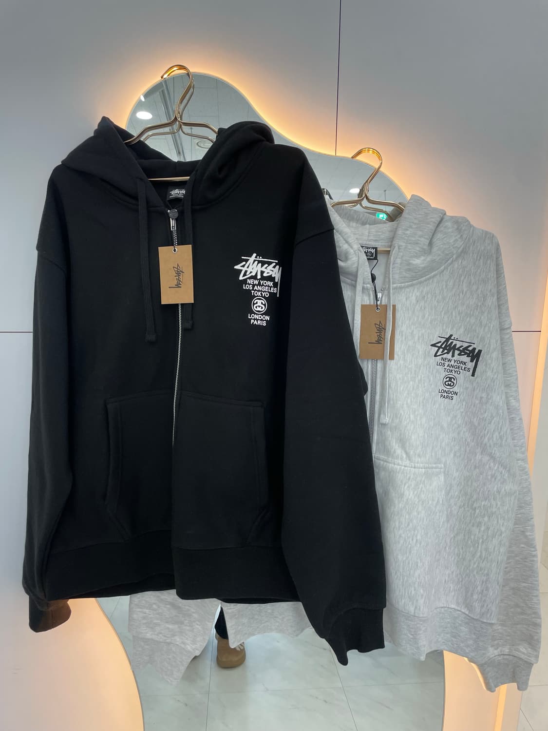 [새상품] 스투시 월드투어 남여공용 후드집업 상품이미지1