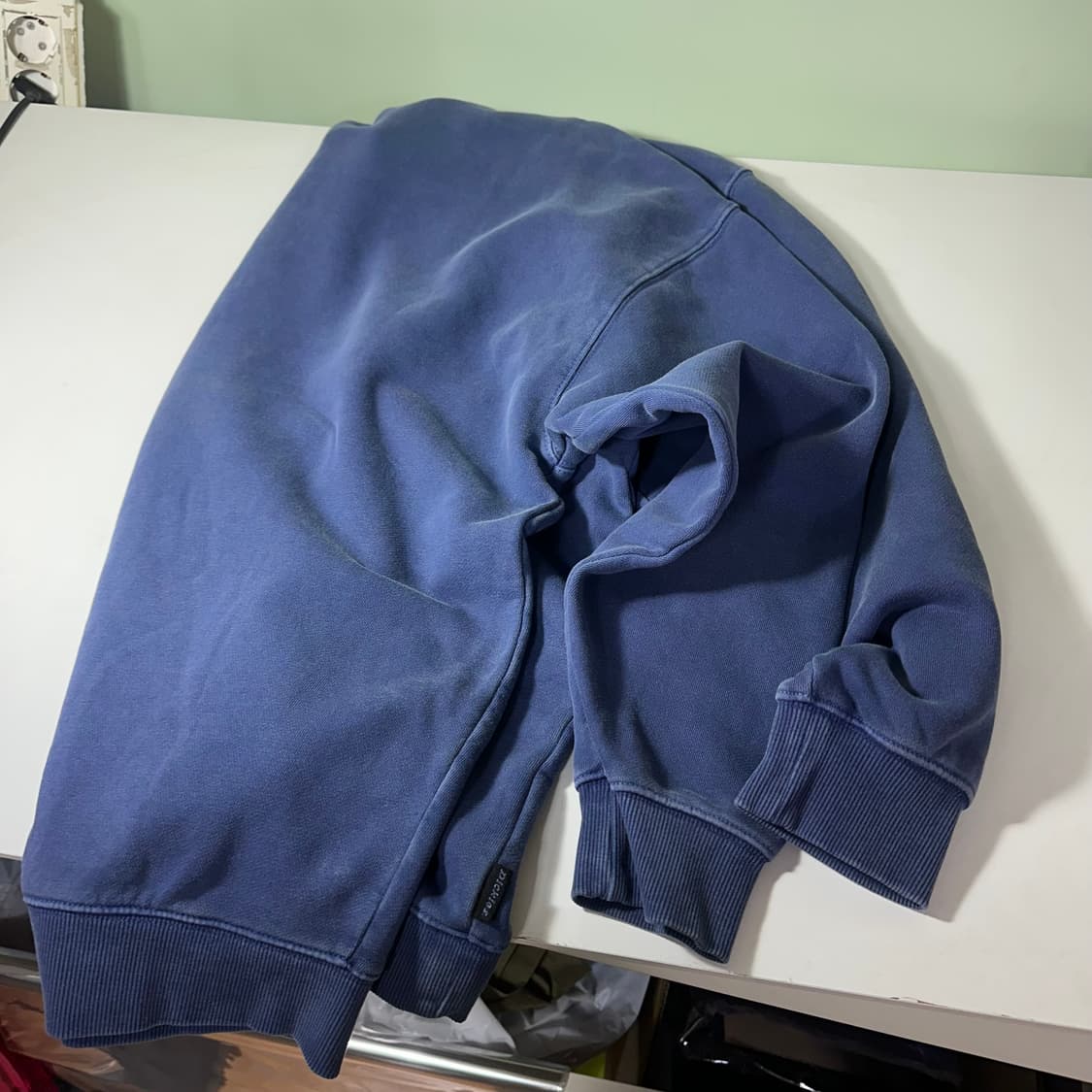 XL 디키즈 오버핏 스웻코튼 피그먼트 캥거루포켓 맨투맨 상품이미지5