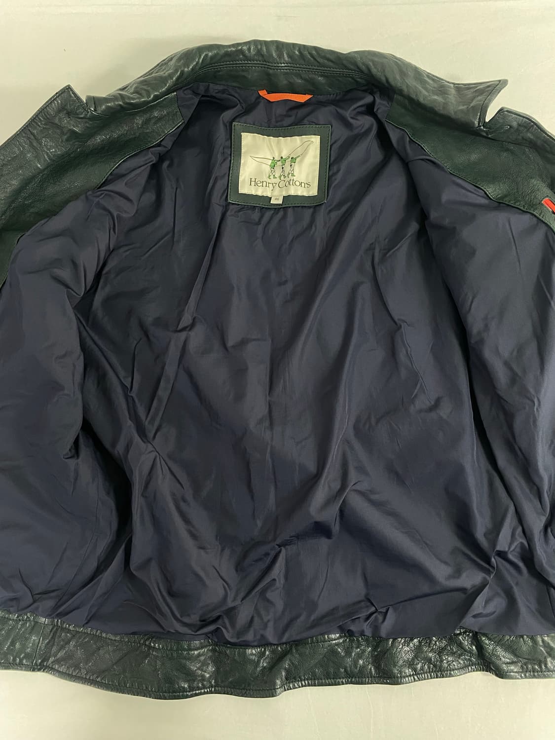 헨리코튼 딥그린 램스킨 양가죽 자켓 46 상품이미지4