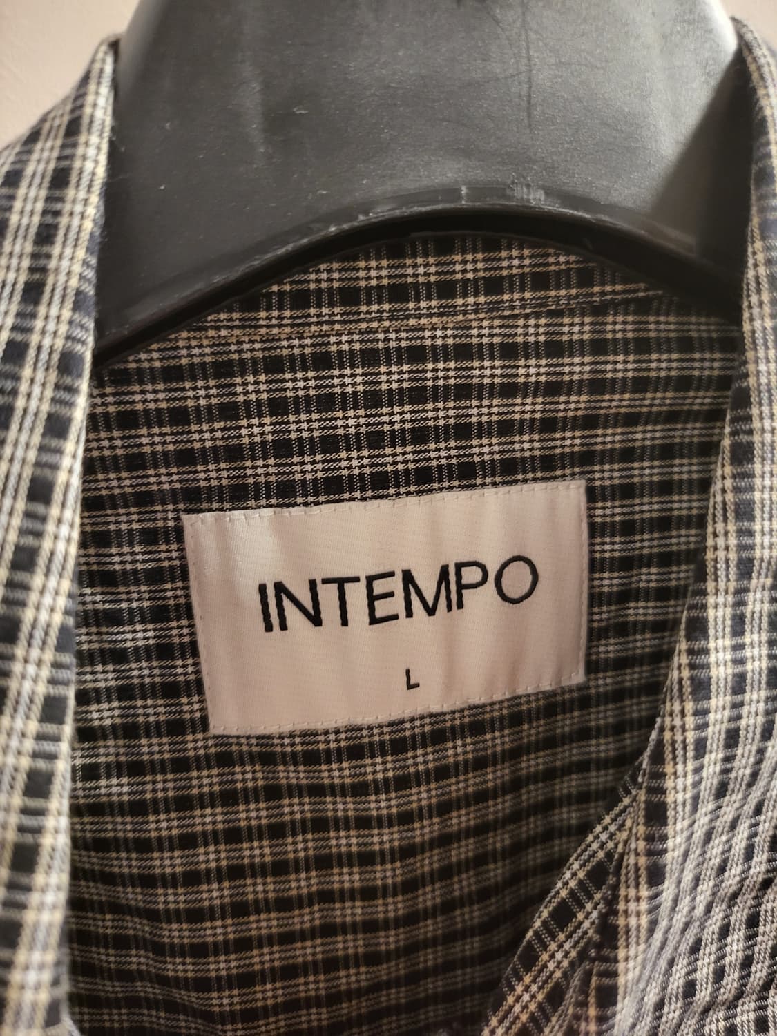 [L]INTEMPO 인템포무드 체크  셔츠 상품이미지6