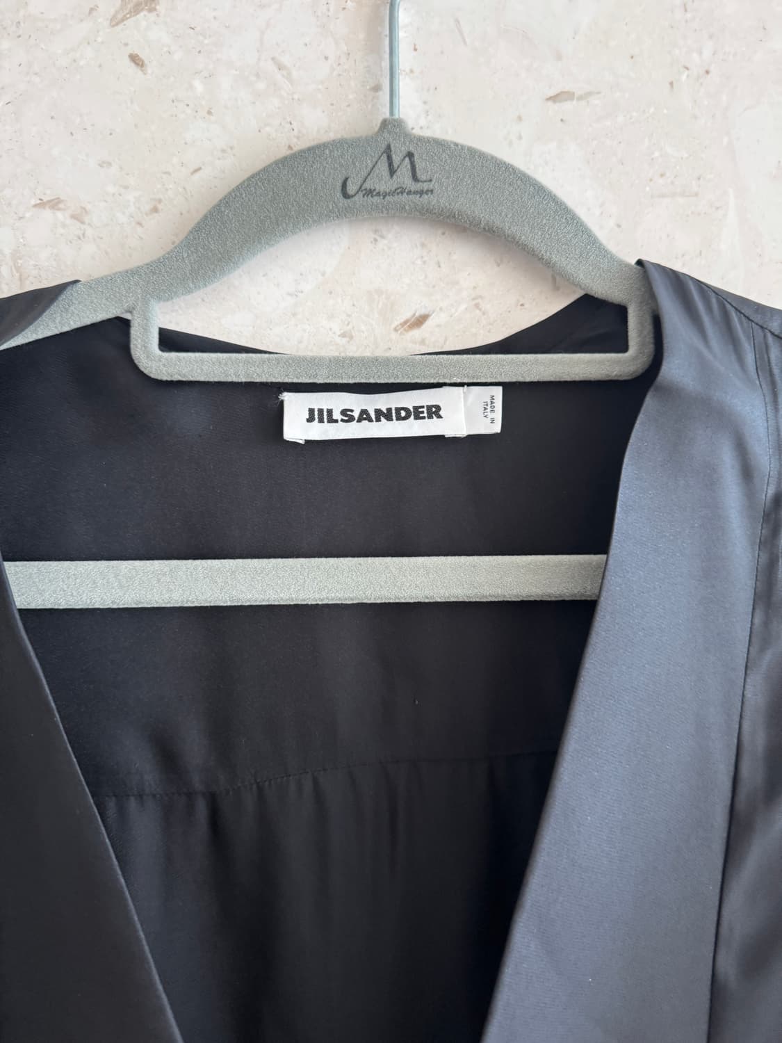 질샌더 JIL SANDER  실크 레이온 혼방 셔츠 원피스 36 컬러 블 상품이미지2