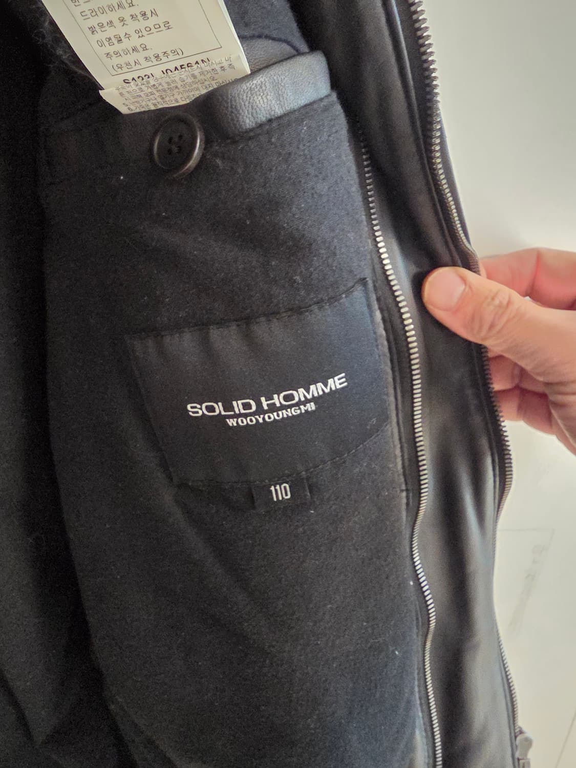 솔리드 옴므 가죽 자켓 상품이미지2