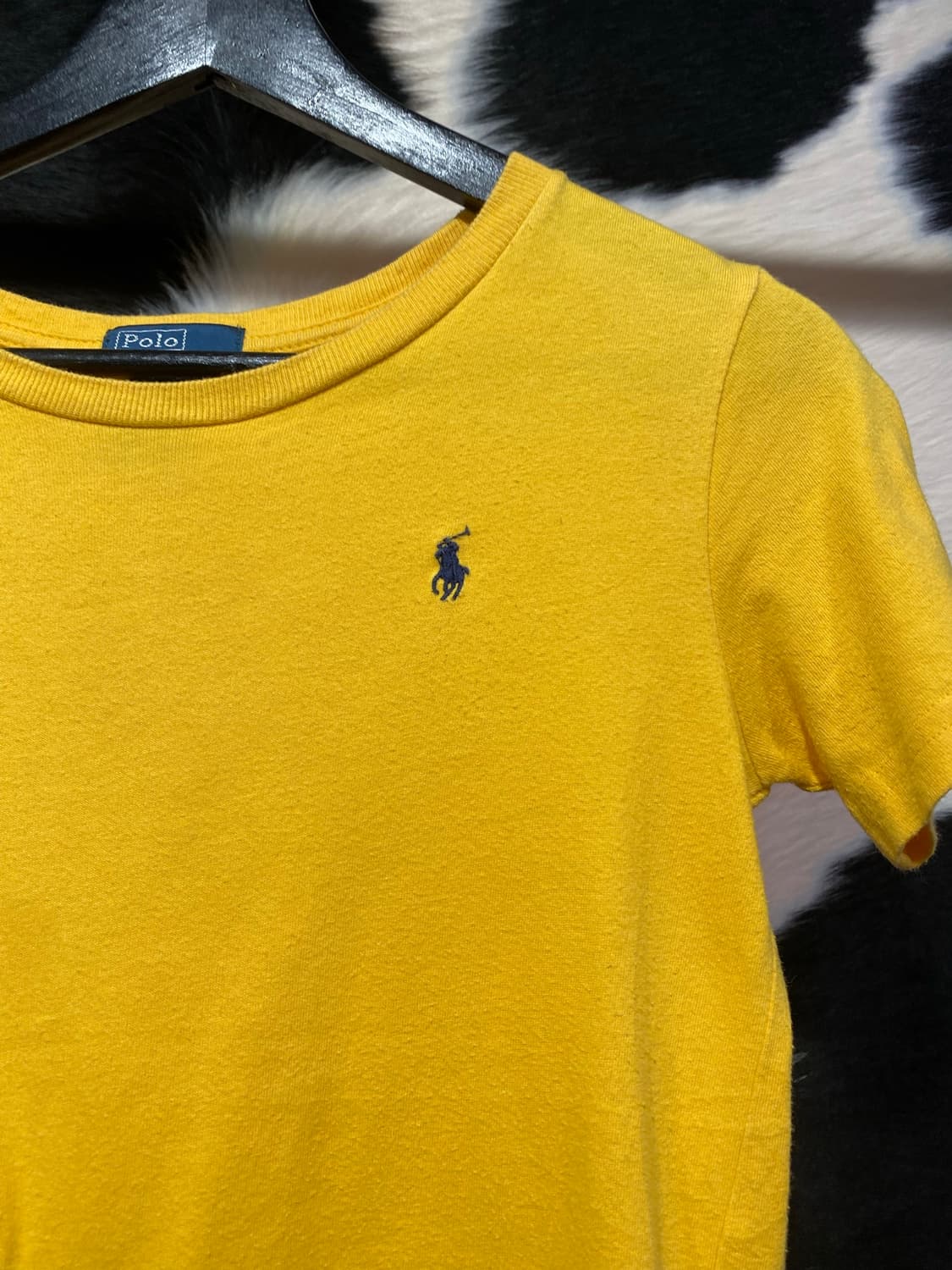 Polo Ralph Lauren 옐로우 베이직 자수 베이비 티셔츠 상품이미지3