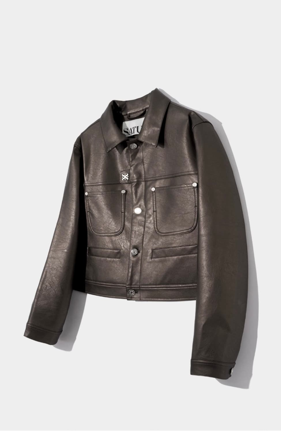 세터 심볼 레더 가죽 자켓 XL 상품이미지1