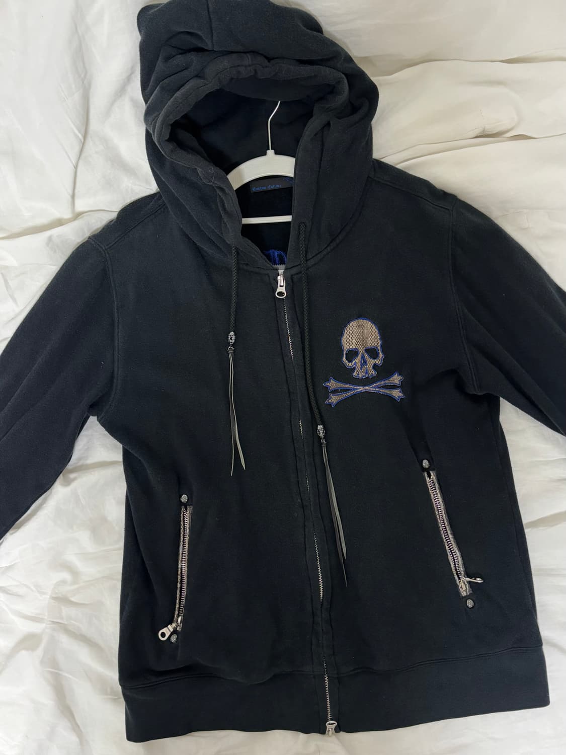 Custom Culture (JP) 스컬 후드집업 상품이미지1