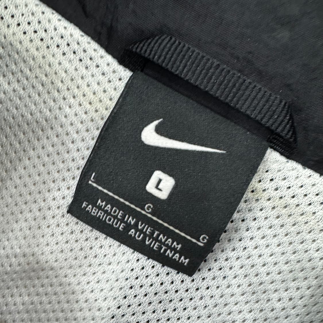 .L 나이키 스타팅파이브 빅로고 블랙 바람막이 자켓  상품이미지4