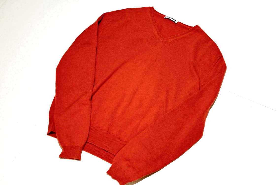 Jil sander 2000s cashmere v-neck sweater 상품이미지1