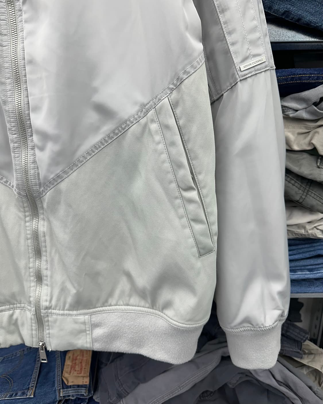 (XL오버)ARMANIEXCHANGE 항공점퍼-M1901 상품이미지3