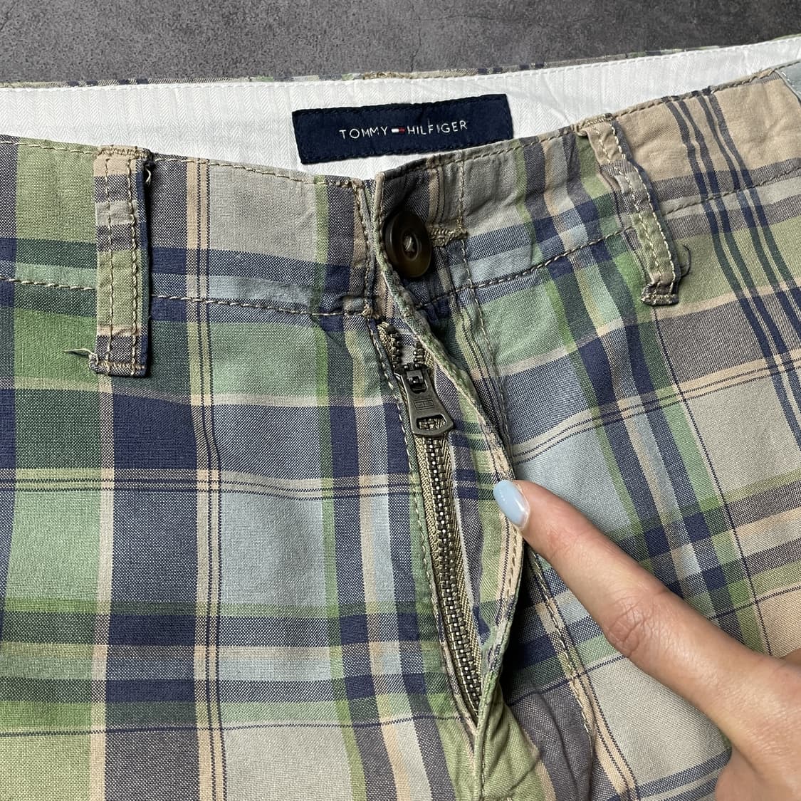 TOMMY HILFIGER 토미힐피거 체크 치노 하프팬츠 A01193 상품이미지3