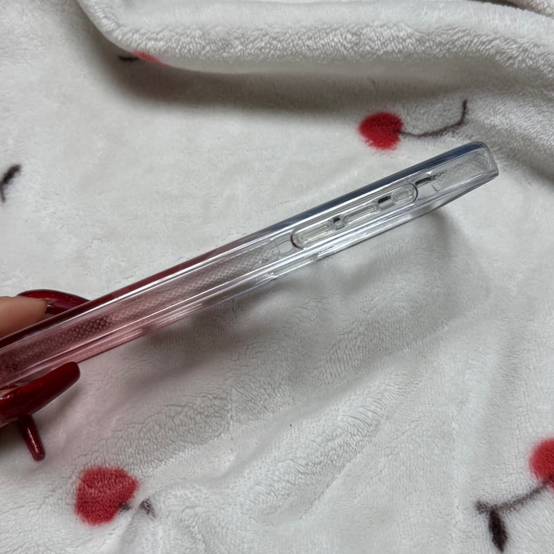 (15프로맥스) 케이스티파이 핑크 리본 폰케이스 상품이미지3