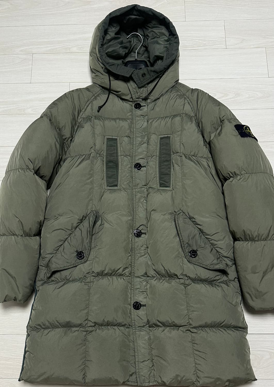 스톤아일랜드 크링클랩스 롱패딩 M(100) 국내판 상품이미지4