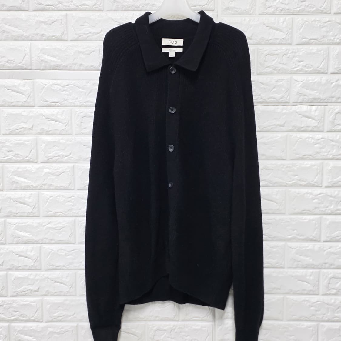 택포_ 코스 COS 블랙 니트 가디건 L 상품이미지1