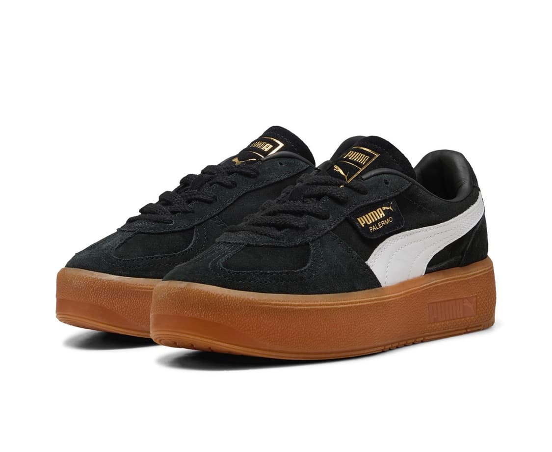 푸마 팔레르모 엘레바타 우먼스 플랫폼 운동화 키높이 블랙 240 상품이미지1