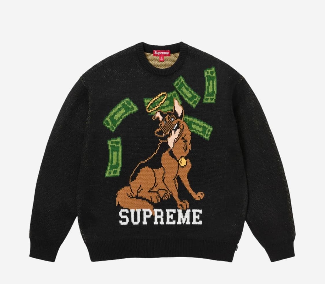 슈프림 올 독스 고 투 헤븐 스웨터 블랙 S 상품이미지1