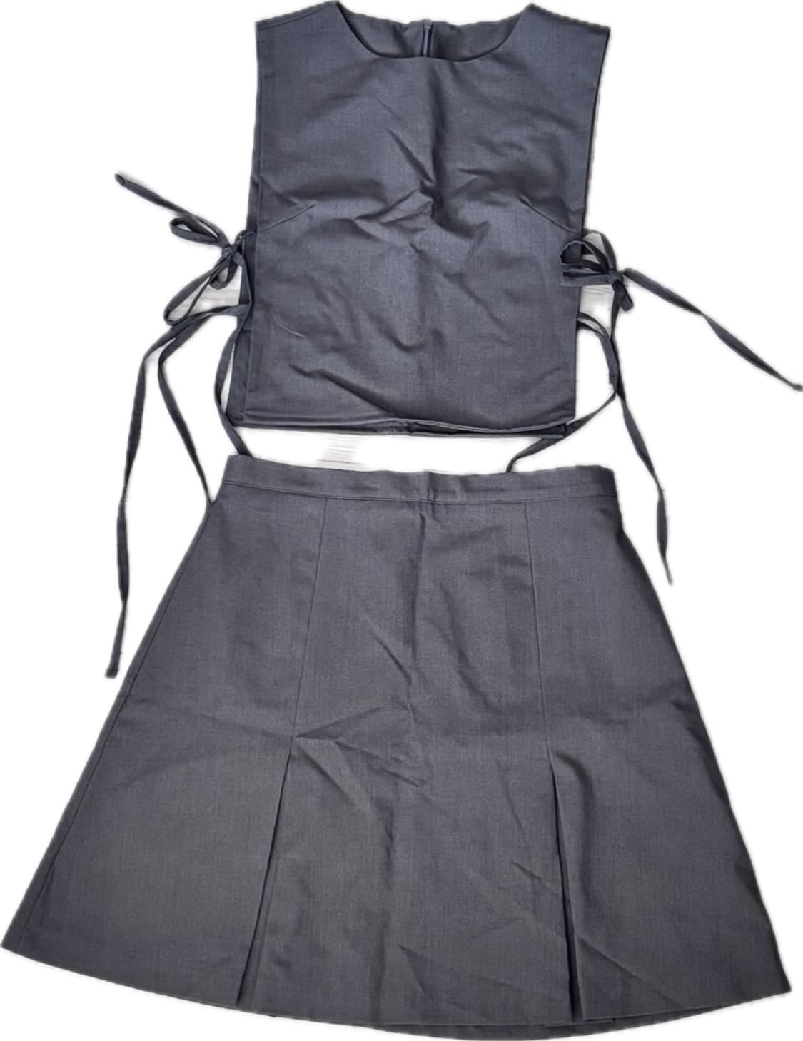 애니원모어 모던 투피스 차콜색 M 상품이미지2